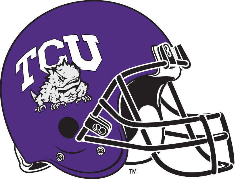 TCU Horned Frogs 1995-Pres Helmet Logo iron on transfers for fabric
